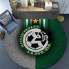 Maccabi Haifa Pattern Round rug,Carpet Rug for Living Room Bedroom Playroom ,Non-slip Floor Mat,Holiday Gifts and Birthday Gifts.