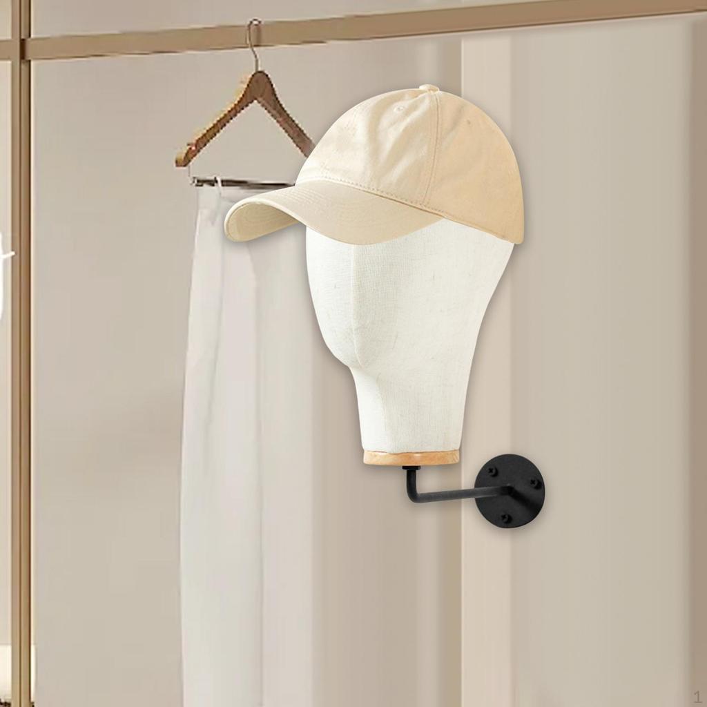 Canvas Mannequin Head Display for Wigs And Hats In Home Or Salon