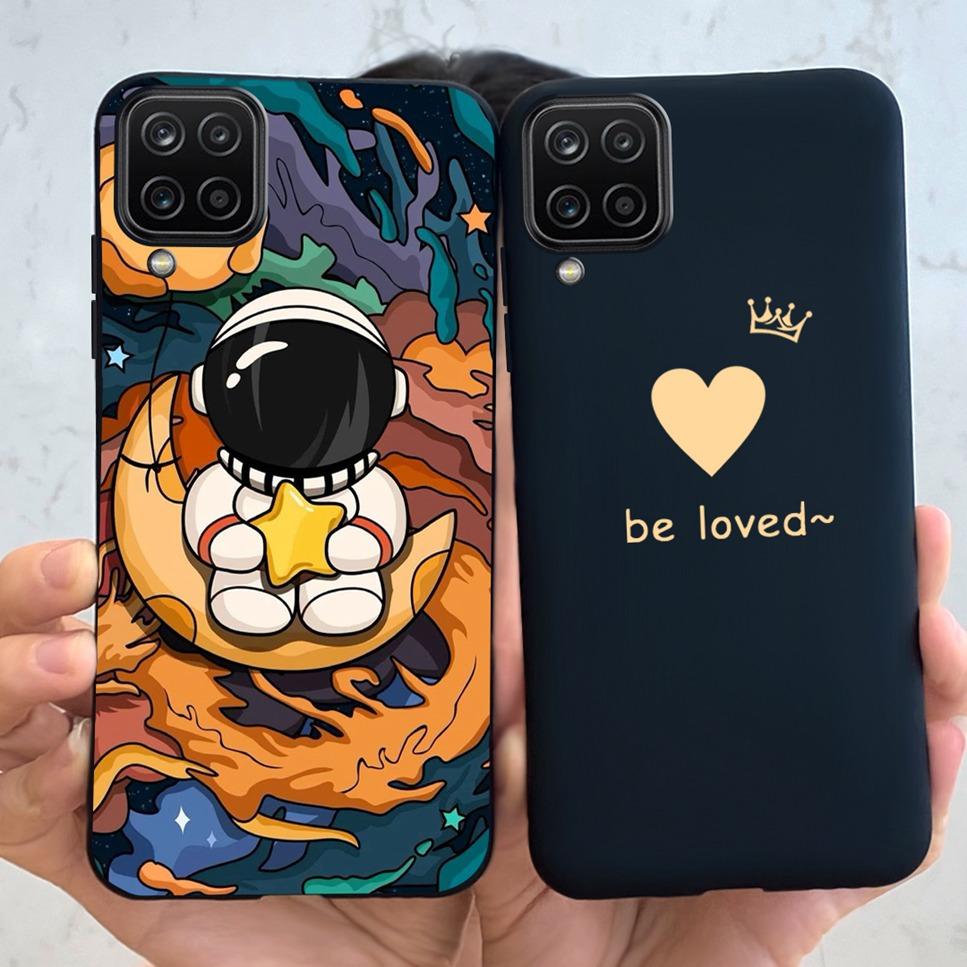 NEW Design For Samsung Galaxy A12 Case Silicone TPU Back Cover For Samsung A12 M12 F12 Galaxy M12 India  Funda Couqe Bumper