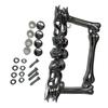 UniversalLicense Plate Frame with 3D Skull Head Decorations Motorcycle Number Plate Cover Bracket