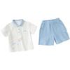 Ensemble polo et short à sensation fraîche et antibactérienne pour garçons DAVE&BELLA