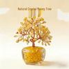 Natural Crystal Wealth Tree Ornament for Entrance or Desktop