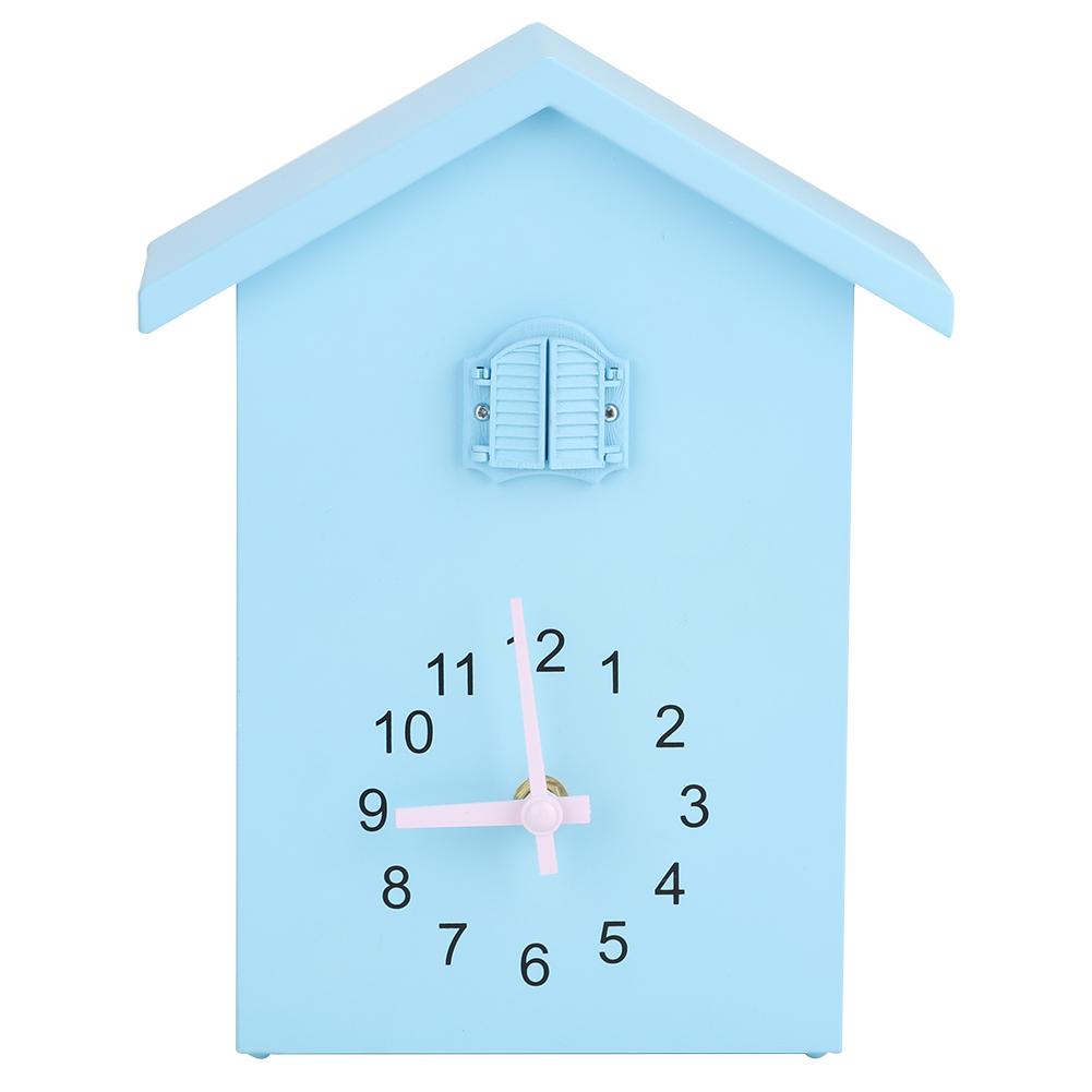Eşsiz Stil Güzel Duvar Saati Zamanında Alarm Sarkaçlı Saat Kuş Dekorlu Ev Dekorasyonu