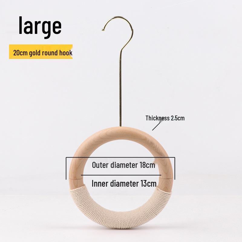 Solid Wood Acrylic Clip Hanger for Clothing Stores – Perfect for Children's Wear, Women's Wear, Pants, Scarves, Hats, and Socks.