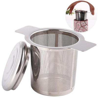 Colador de Malla para Té Acero Inoxidable Infusor Colador para Té No Tóxico Duradero con Tapa Filtro para Té