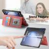 2 In 1 Detachable Zipper Cards Solt Shockproof Wallet  Phone Case for Samsung Galaxy Z Fold 6 5 4 3 Pocket  Leather Cover