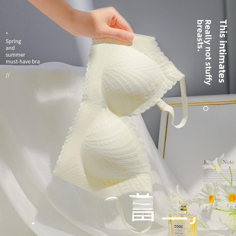 "Nahtloser Damen-Herbst-/Winter-BH": Französisches Design, Drahtlose Unterstützung, Großartig für alle Größen"