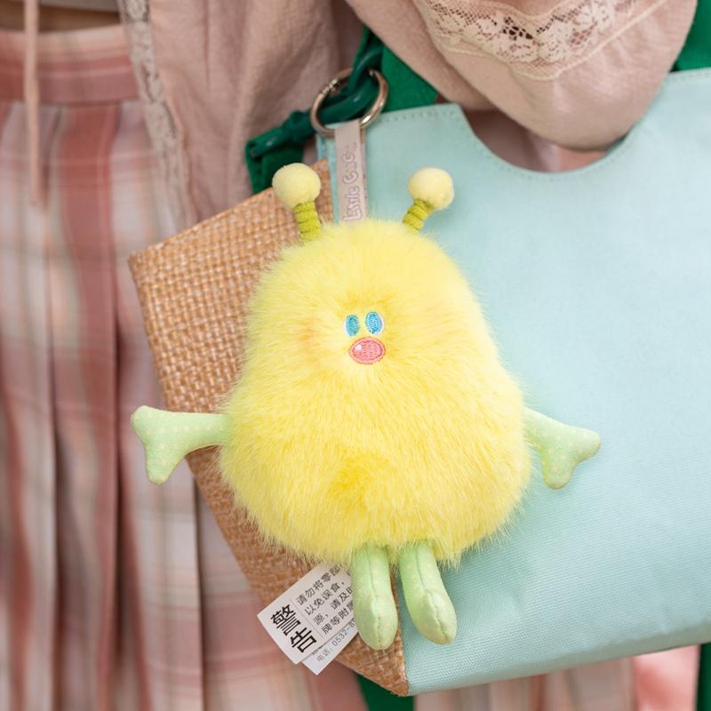 Cute Chubby Alien Monster Plush Dolls Cartoon Pendant Toys Throw Pillows Birthday Gifts For Children Boys Girls