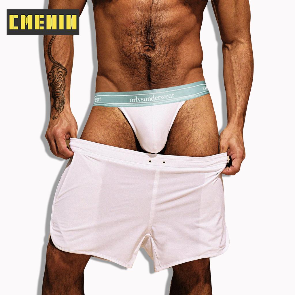 CMENIN ORLVS 1Pcs Baumwolle Patchwork Schnell Trockene Unterwäsche Männer Suspensorium Ins Stil Briefs Herren Unterhosen Mann OR6220