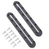 2Pcs Low Profile Track Kayak Slide Track Rail Bracket Fishing Rod Holder Mounting Base Kayak Accessories Mount Track