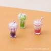 Simulation Sundae Ice Cream Milk Tea Drink Food Game Mini Ornament Jewelry Mobile Phone Case Diy Accessories Toy