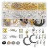 117 Stück Dreads Zubehör Haarschmuck Haarflechtperlen Anhänger Clips Drahtumwickelte Verzierungen Haarschnecken für Zöpfe