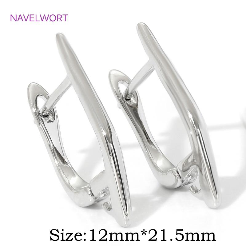 Crochets de Boucles d'Oreilles Plaqués Or 18K Fermoirs Laiton Accessoires de Boucles d'Oreilles Fil d'Oreille Pour Fabrication de Boucles d'Oreilles Apprêts, Accessoires de Fabrication de Boucles d'Oreilles DIY