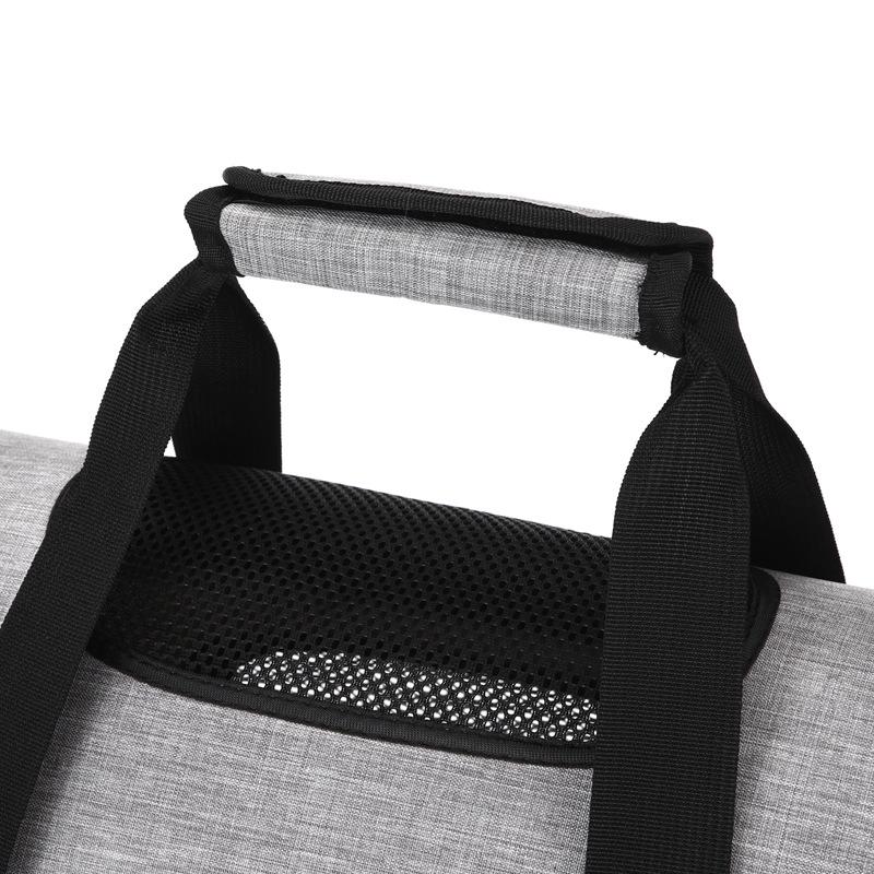 Outdoor Portable Folding Pet Travel Bag with Steel Wire Frame for Dogs and Cats