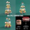 3/4/5 Tier Acrylic Round Cupcake Stand Clear Birthday Cupcake Stand Holder Dessert Display For Wedding Birthday Christmas Party