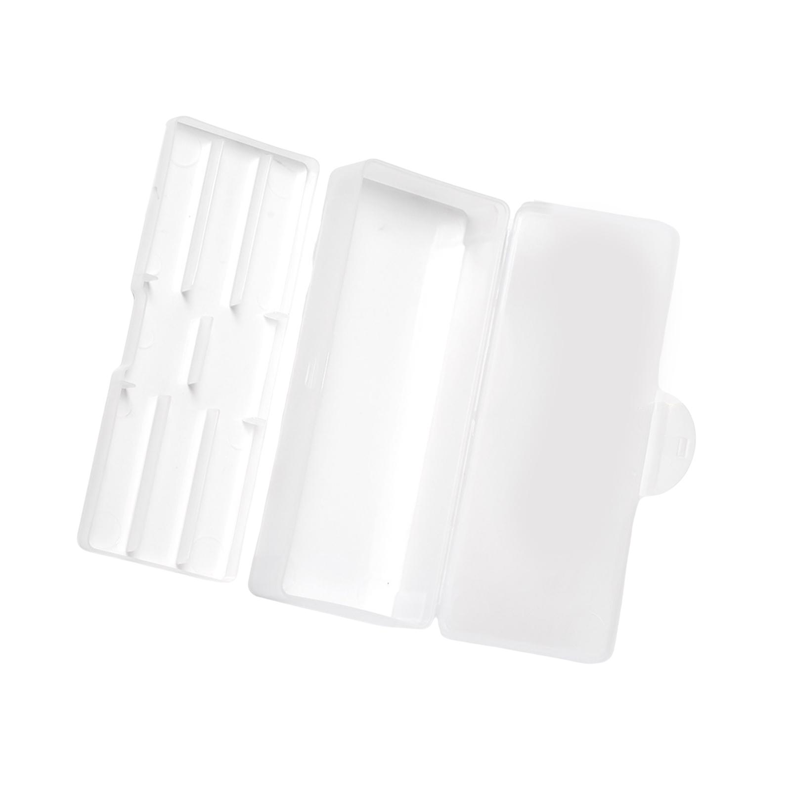 

Двухслойный кейс для личного хранения для ручек для нейл-арта, кистей для ногтей, инструментов для нейл-арта, прозрачный контейнер для маникюрных и педикюрных инструментов