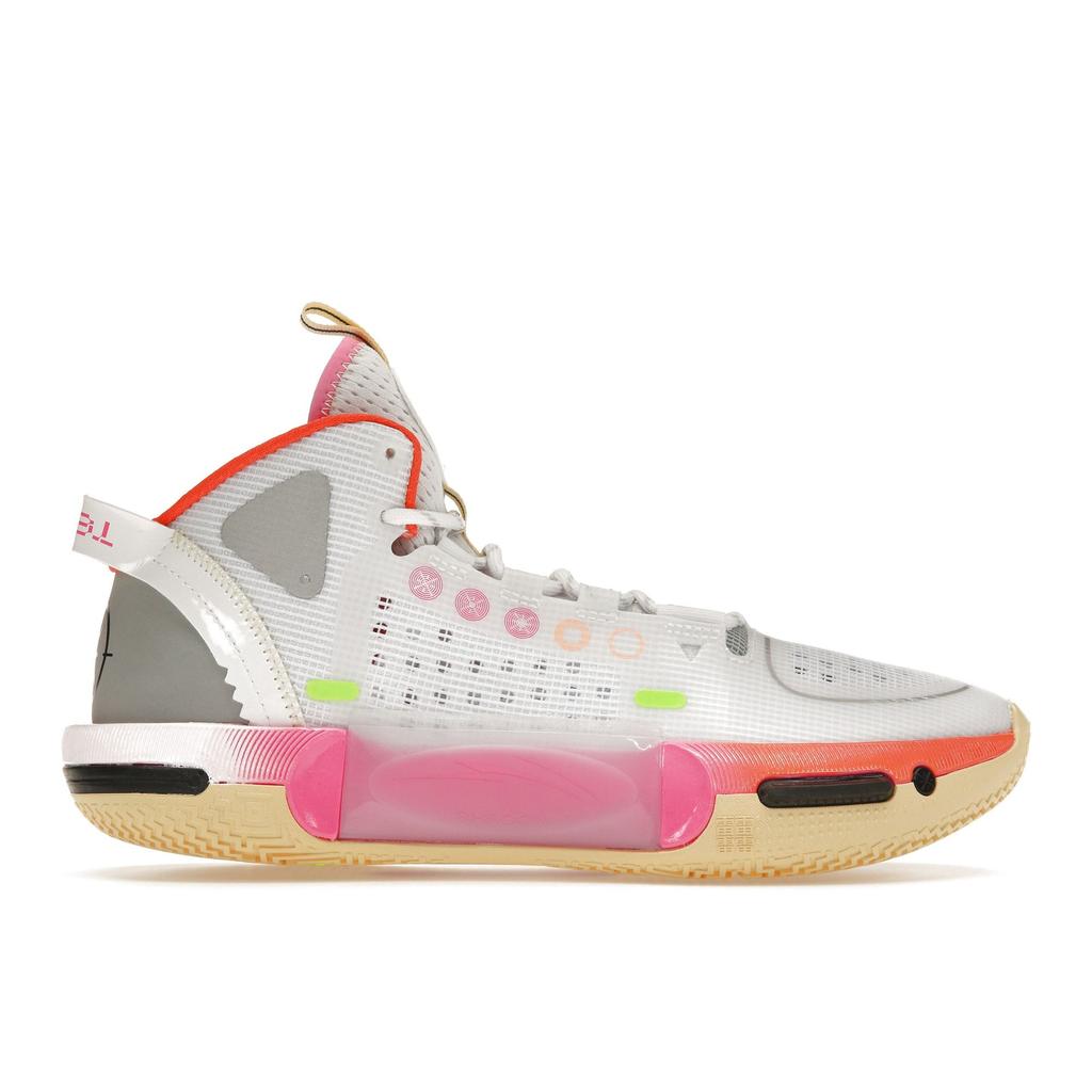 Li-Ning Wade Shadow 4 Blossom Men Sneakers White Pink ABPS057-7