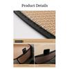 Durable Universal Breathable Car Seat Cushion Non-slip Solid Color Front Seat Cushion Ice Silk Wear-resistant Auto Protector Mat