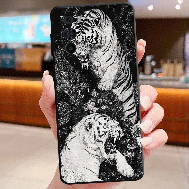 

Japanese tiger art tattoo Phone Case For Motorola Edge 50 40 Pro 60 50 40 30 Ultra Neo Fusion Moto G Play G Stylus G Power G Moto G Power (2025)