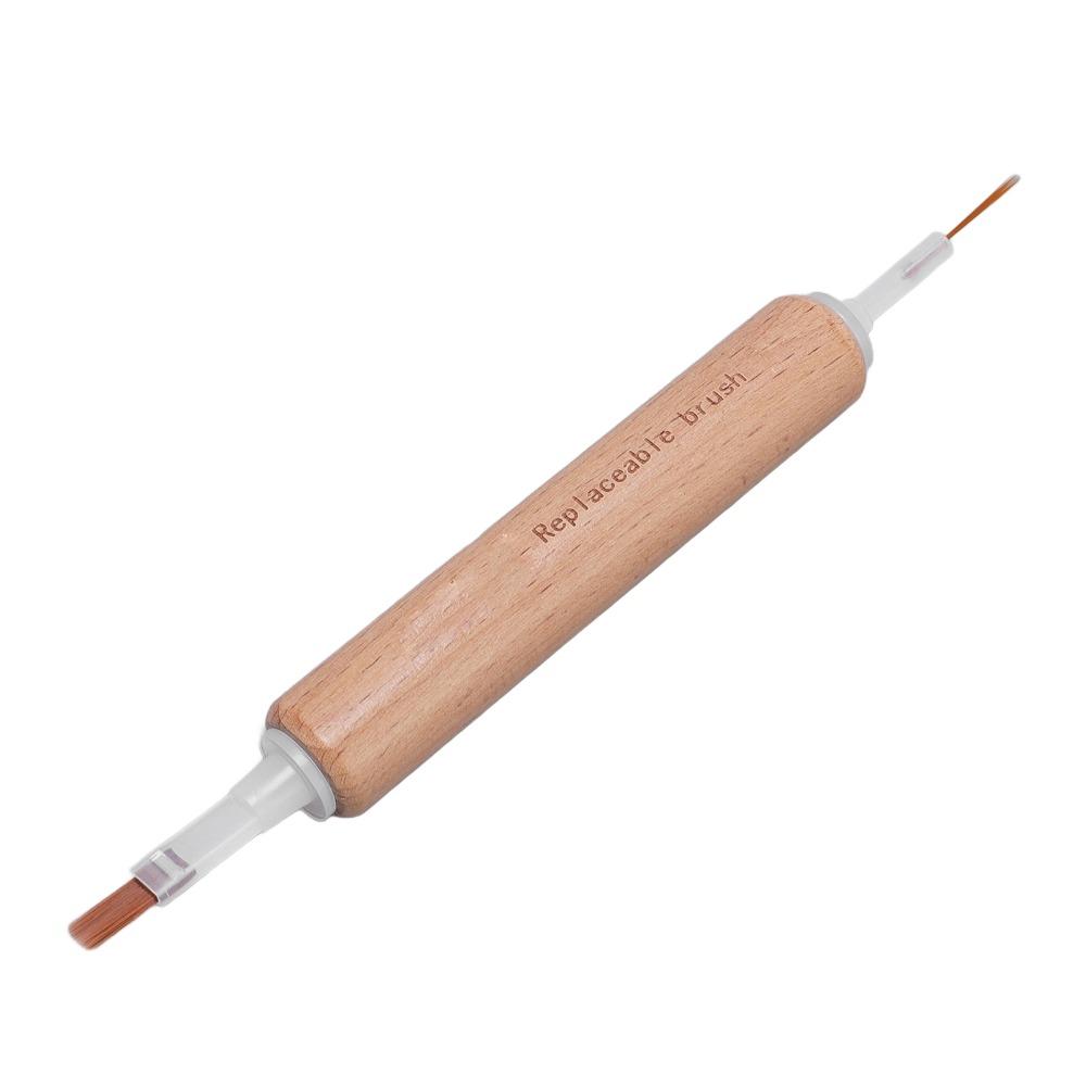 60pcs Dual Ended Nail Brush Replacement Heads  For Professional Nail Art Enthusiasts