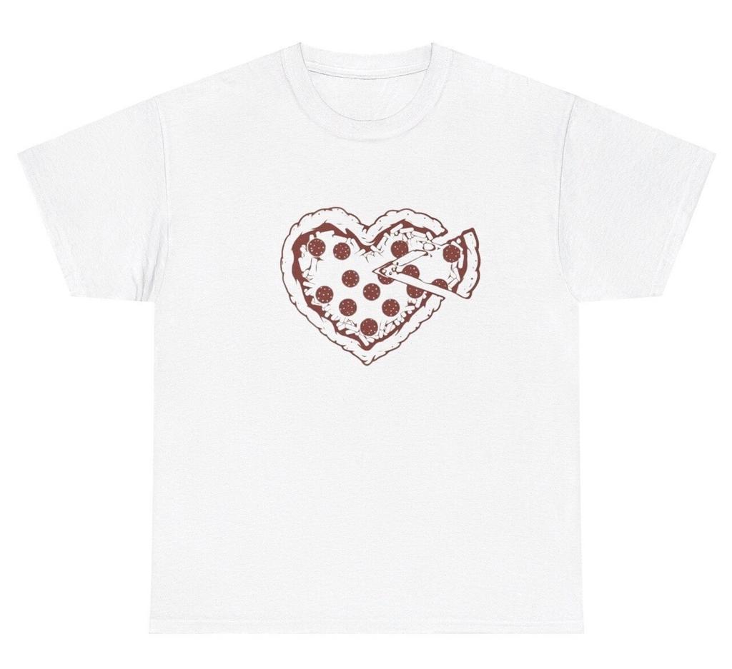 Heart Pizza Slice T Shirt Funny Y2k Gen Z Oddly Specific Gift Tee