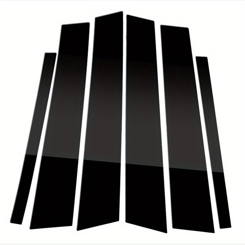 6pcs Gloss Black Plastic for BMW 1-Series F20 2012-2019 Door Column BC Pillar Post Cover Trim Stickers -Decal Stickers