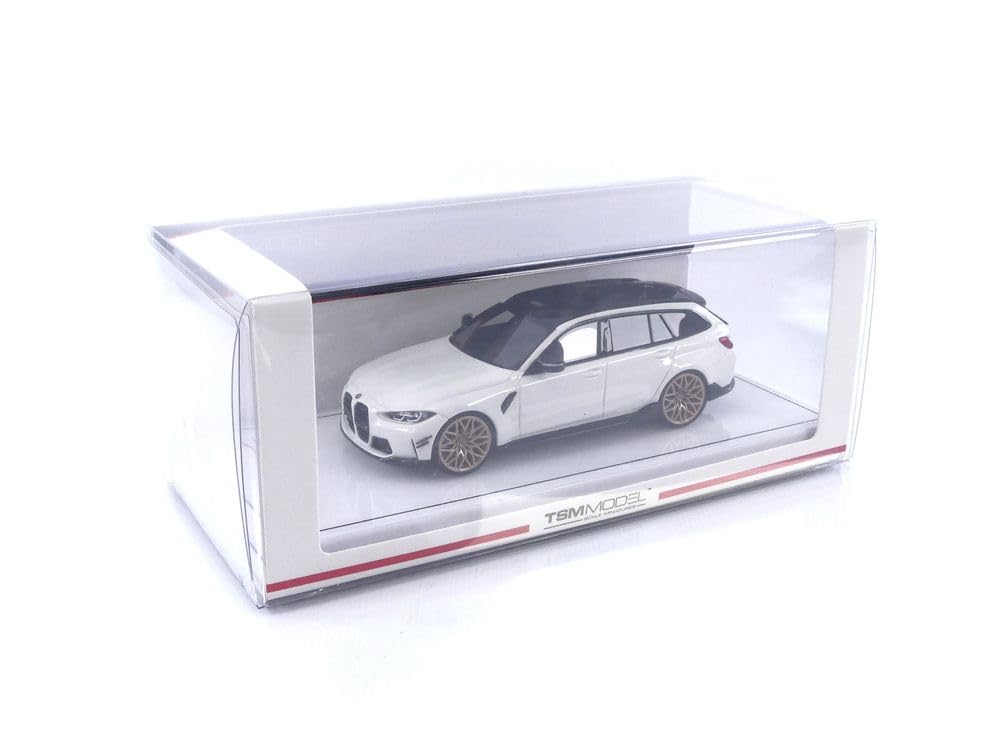 TrueScale Miniatures TSM MODEL Scale BMW M3 M Performance Touring Alpine White Finished Product 1/43 (G81)