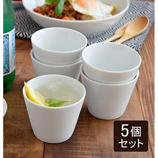 Tableware East Multi Cup Style Clear White 5-piece Set Teacup