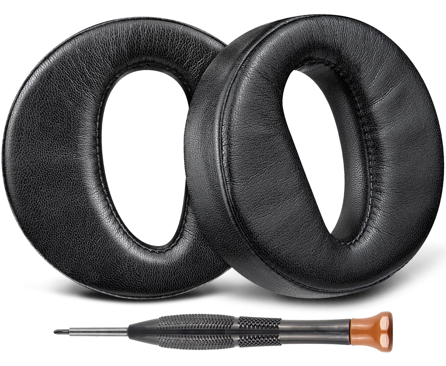 

SOULWIT Replacement Ear Pads/Cushions for Sony MDR-Z7 (MDRZ7)/MDR-Z7M2 (MDRZ7M2) with Soft Protein Leather Ear Cups and High-Density Foam - Black