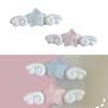Sweet Duckbill Star Wing Shape Hair Pin Teen Adult Jelly Style Side Hair Clip