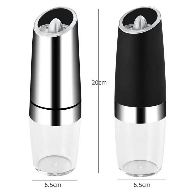 Electric Pepper Grinder Stainless Steel Automatic Gravity Shaker Salt Pepper Grinder Spice Mills Grinding Tools Kitchen Gadgets