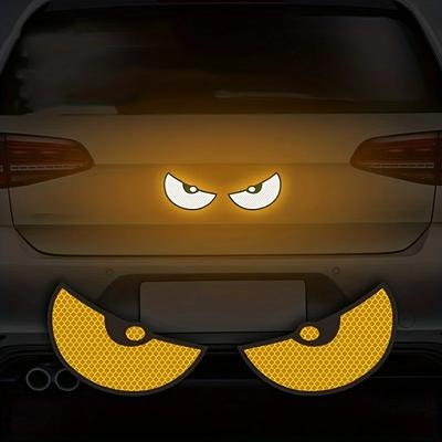 Creative Evil Eyes Pattern Night Driving Safety Decals for Auto Truck Motorcycle Helmet Sticker Safety Warning Tape Reflector