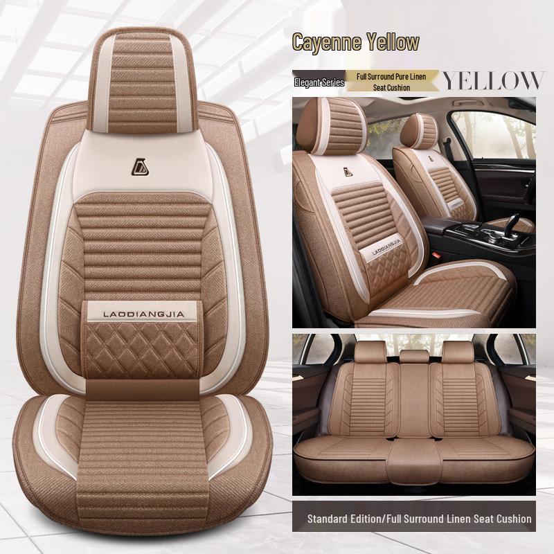 Southeast DX5 Luxury Universal Car Seat Cover - Full Surround, Four Seasons Linen Cushion (2021)