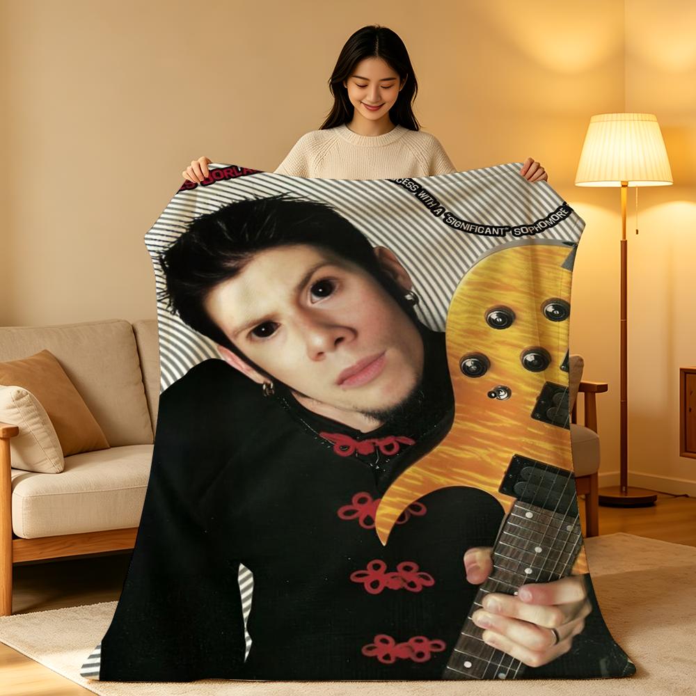 Band L-Limp B-Bizkit Throw High-Density Short Plush Blanket Soft Skin-Friendly for Sofa Nap Air-Conditioned Room