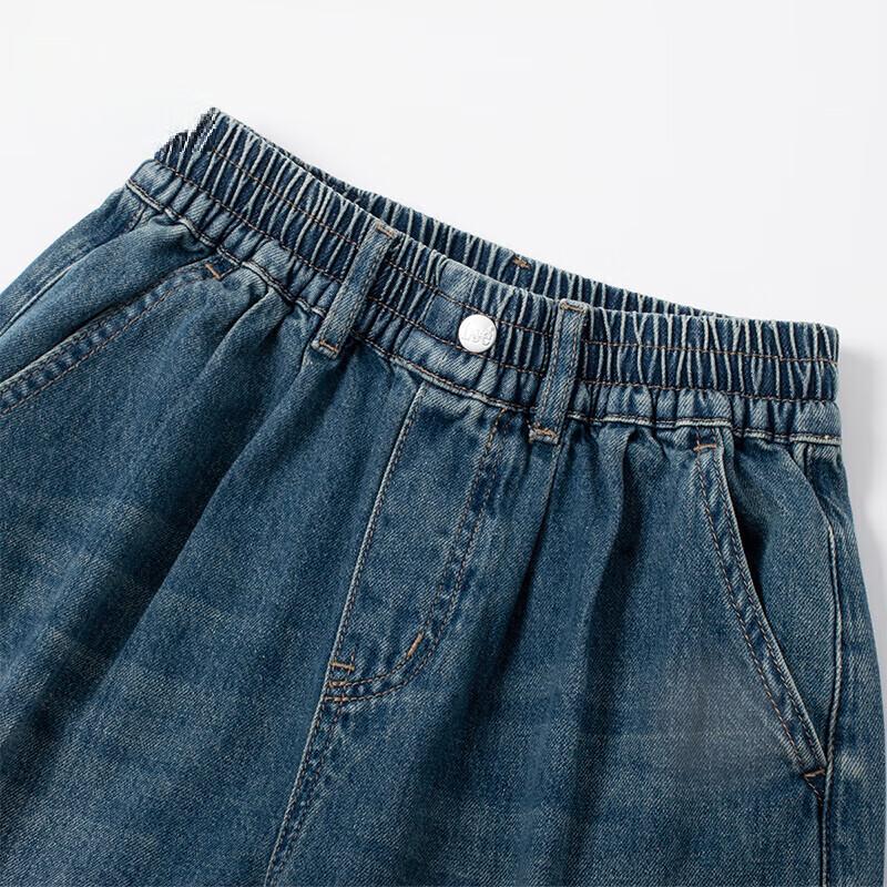 Lee Kids Loose Elastic Waist Retro Denim Long Pants