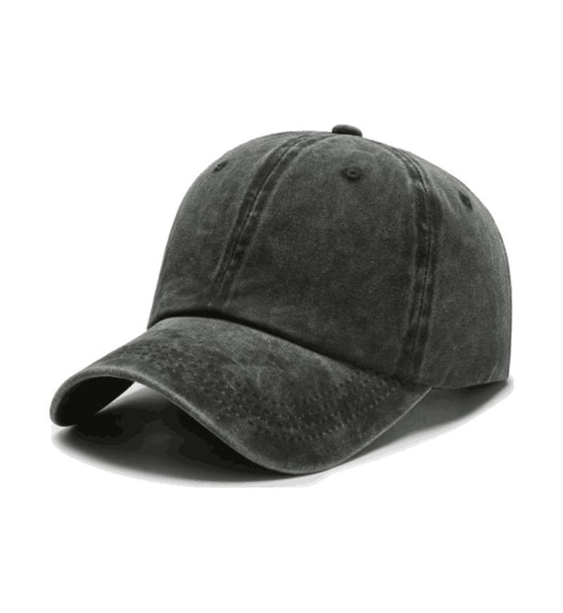 Retro Distressed Embroidered Duckbill Baseball Cap Sunshade for Men