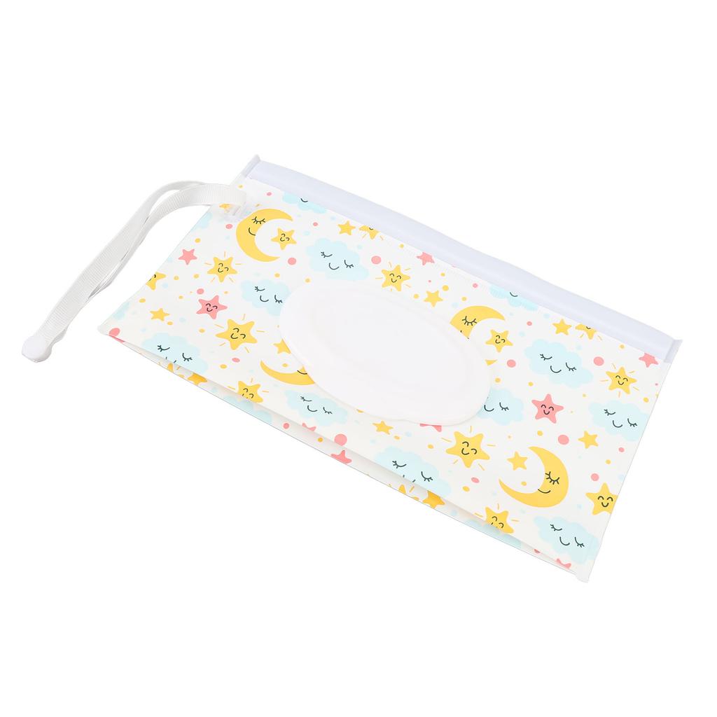 Baby Feuchttücher Beutel Tragbare Feuchttuchspender Tasche Reise Baby Feuchttuchbehälter mit Deckel und Reißverschlüssen Für Zuhause Reisen Einkaufen