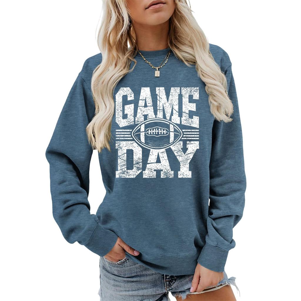 Unisex Fashion Printed Crewneck Sweatshirt, Long Sleeve Casual Pullover for Fall, Winter and Everyday Wear
