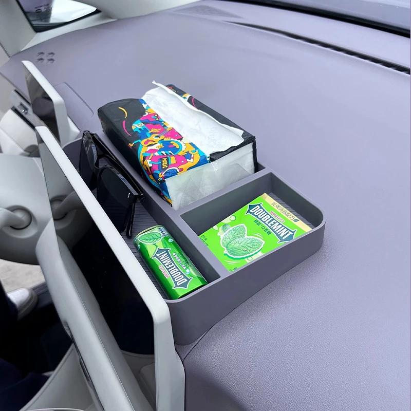 Hidden Storage Tray Behind Dashboard Screen, Practical Modified Interior Storage Accessories for MG4