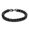 10mm Width Chain Bracelet 16-25cm GoldBlack Link Chain Bracelets for Women Men Fashion Jewelry
