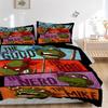 3pcs Ninja Turtles Bedding Set: Perfect for Bedroom or Guest Room. Soft and Comfortable with No Core Included Yy251031079