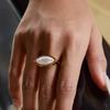 Jiedin Pearl Ring Titanium Steel Non-fading Jewelry Rings Stainless Steel Jewelry Rings