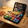 Large Portable Sewing Kit for Home,  Set. 20x14cm, with Threads, Needles, Scissors, Compact