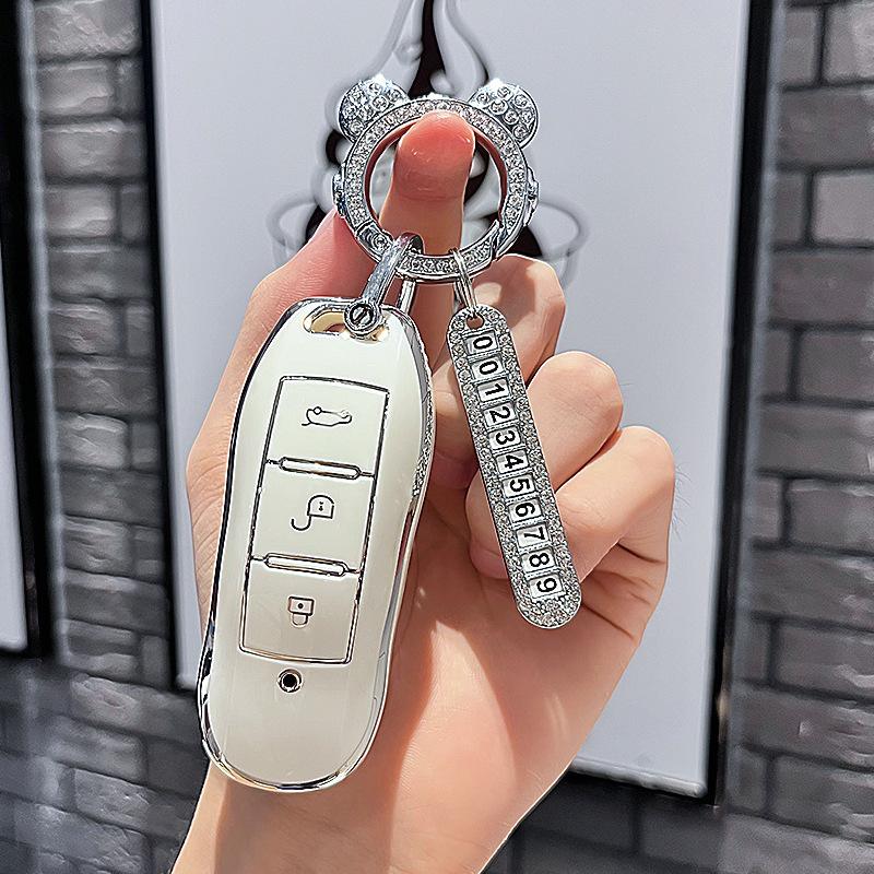Tpu Car Remote Key Case Cover Protect Shell Fob For Dongfeng Fengon Fengguang Dfsk Glory Ix5 580 Ix7 Seres 3 Sf5