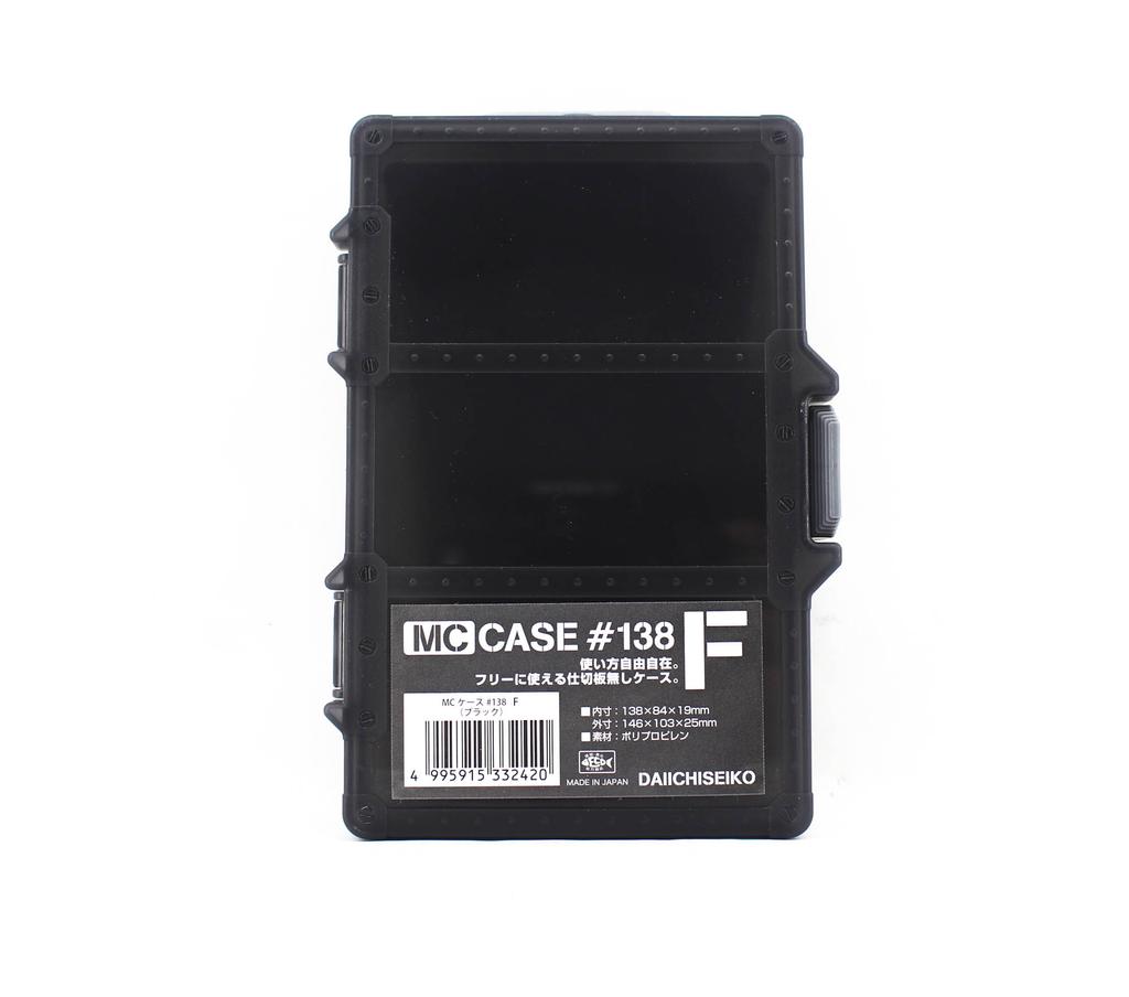 Daiichi #33242 MC Hülle #138F Frei 146 x 103 x 25 mm Schwarz (2420)