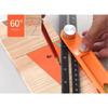 Sliding T-Bevel Gauges Measuring Level Tool T-bevel Ruler