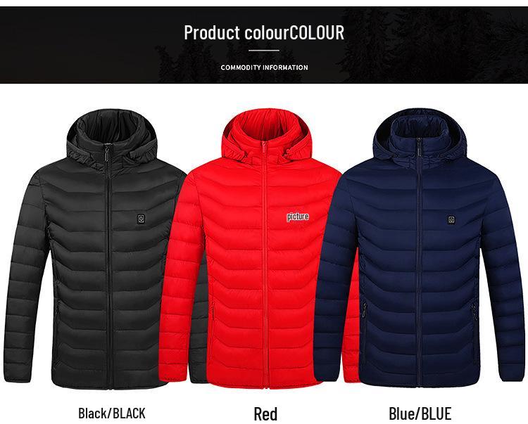Smart Heated Cotton Jacket - Cold-Proof, Temperature-Controlled