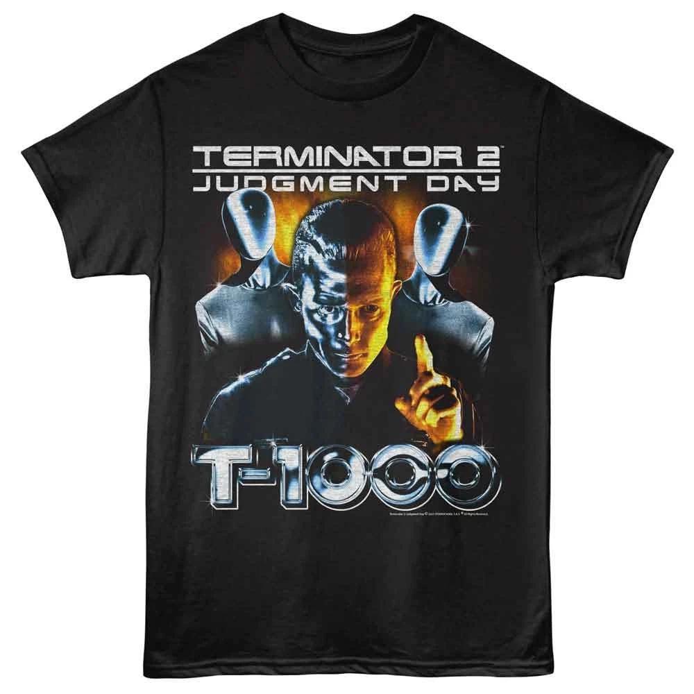 Terminator 2 - T 1000 - American Classics - Black  Short Sleeve Children s T-shirt 130