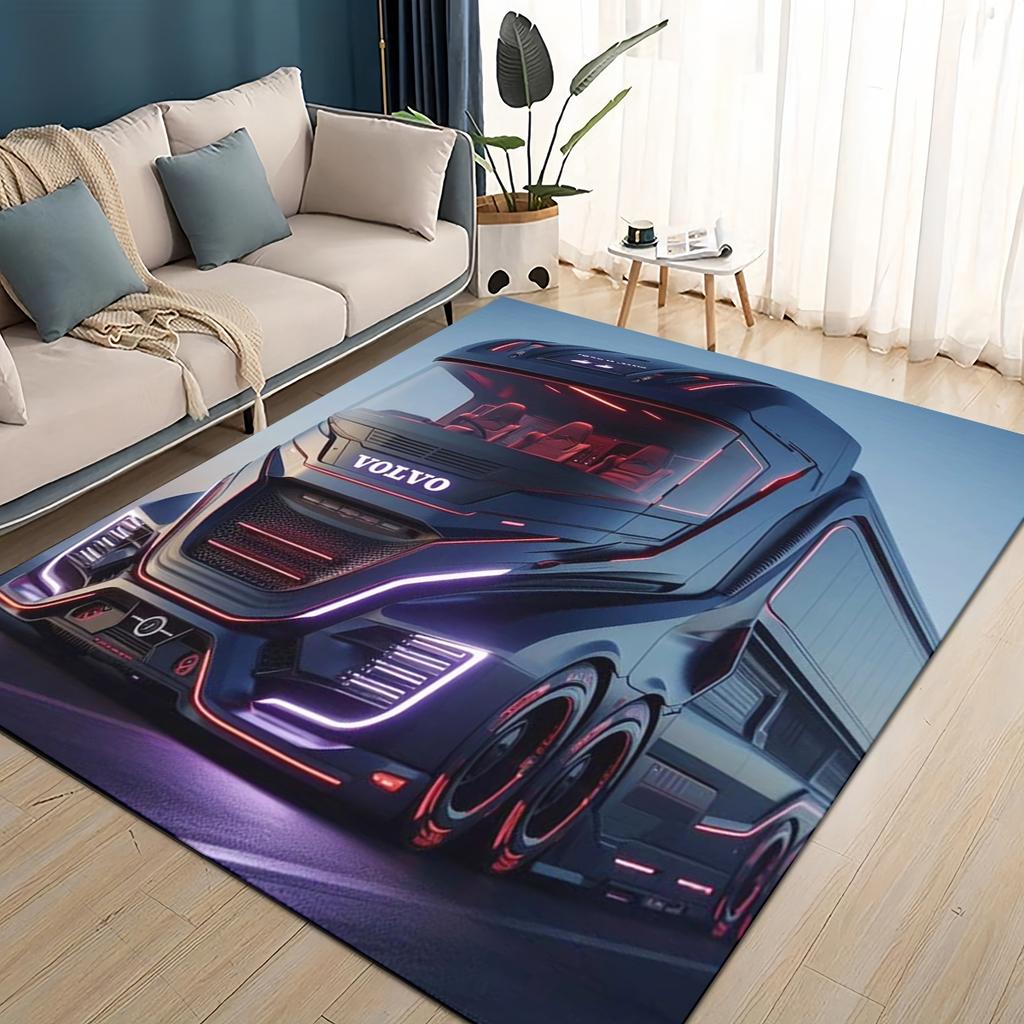27 Style New Volvo Cargo Trucks Lorry Car Motorcycle Rug Carpet for Living Room Bedroom Home Decor,kid Non-slip for Sofa Doormat