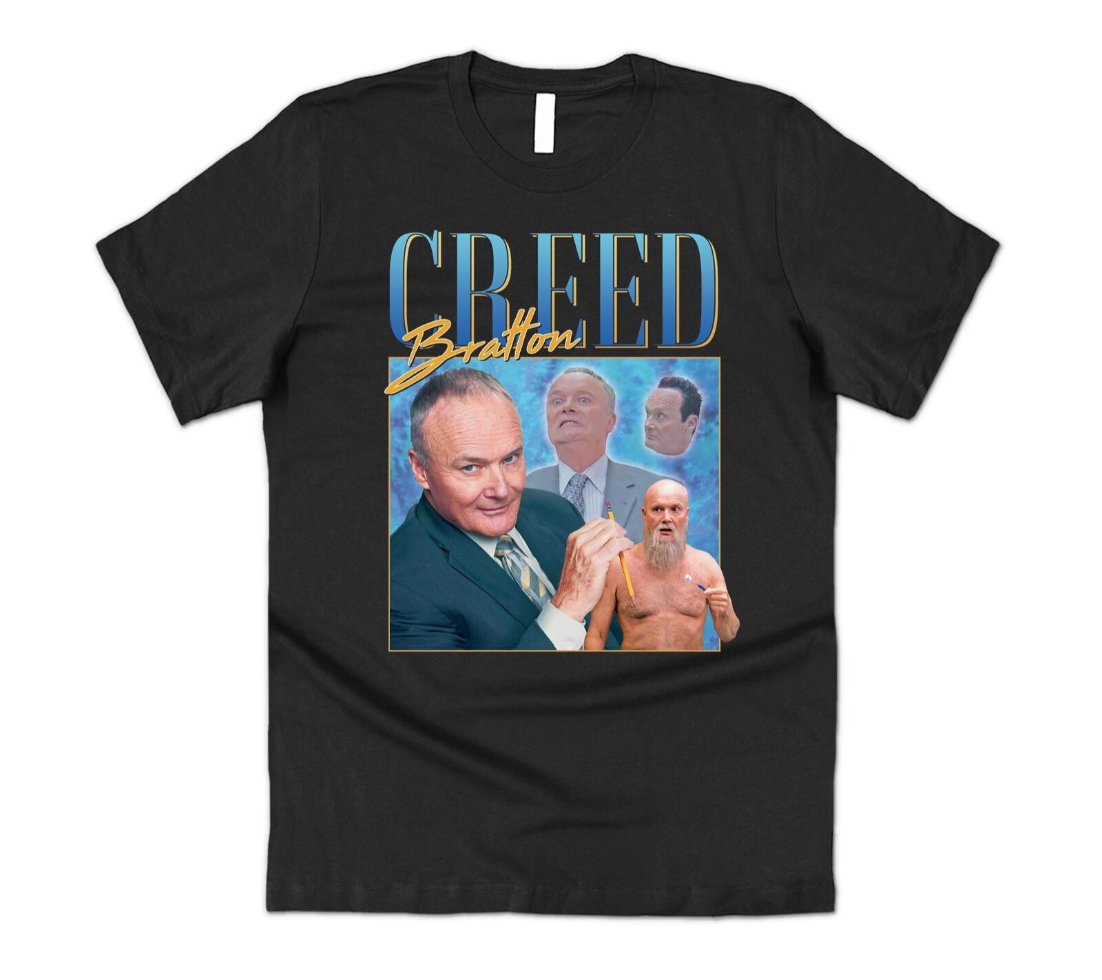Creed Bratton Homage T-shirt Tee Funny US Office TV Show Retro 90s Boboddy M